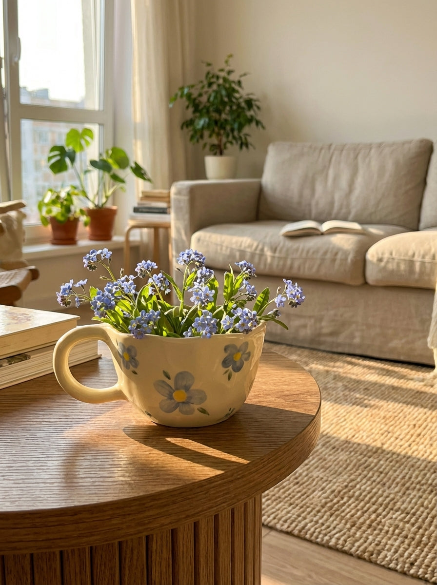 Pinched Bloom Ceramic Mug